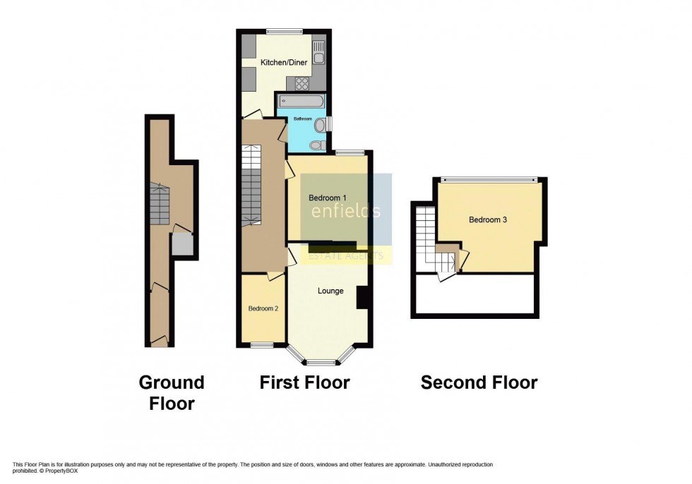 Floorplan for Wimborne Road, Bournemouth