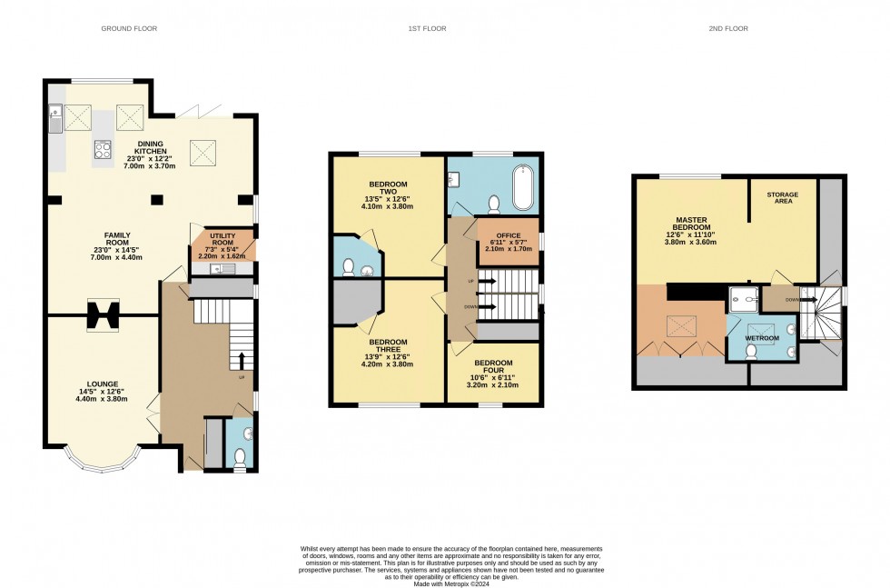 Floorplan for Long Lane, Ackworth