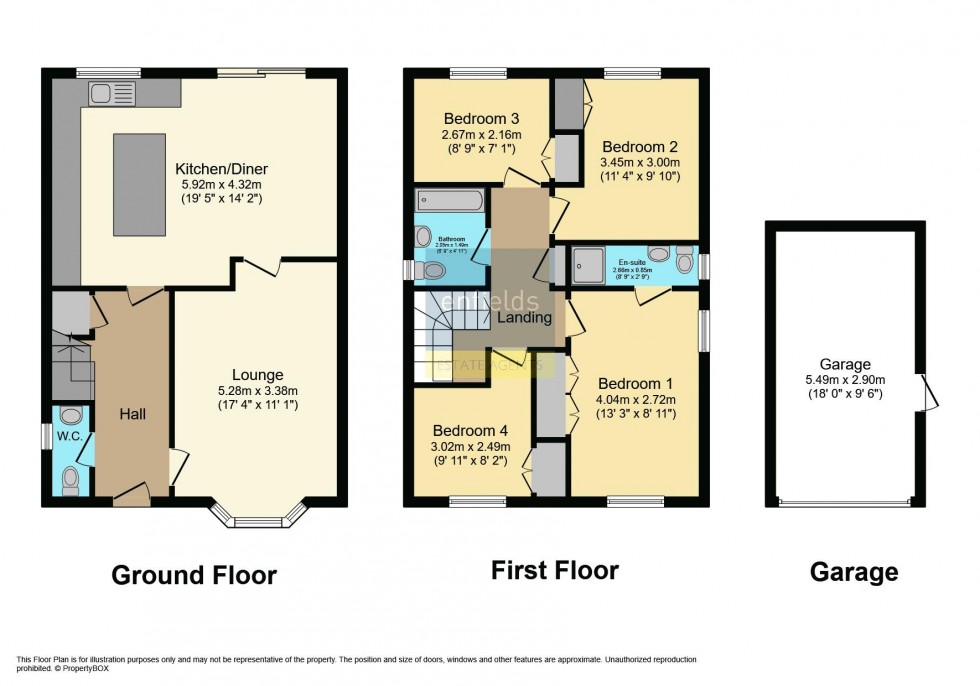 Floorplan for Cornelia Road, Bournemouth