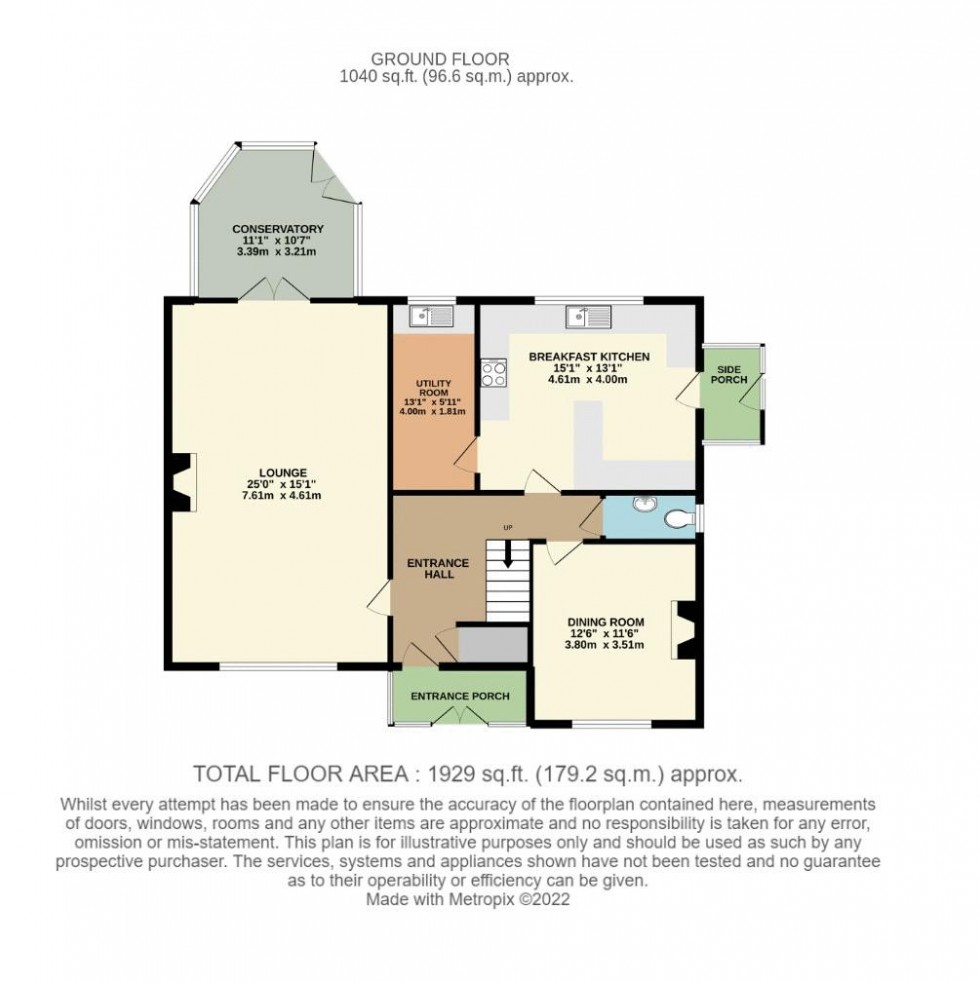 Floorplan for Burntwood Hall Farm, Brierley