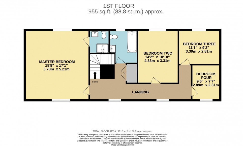 Floorplan for Meadowcroft, Womersley