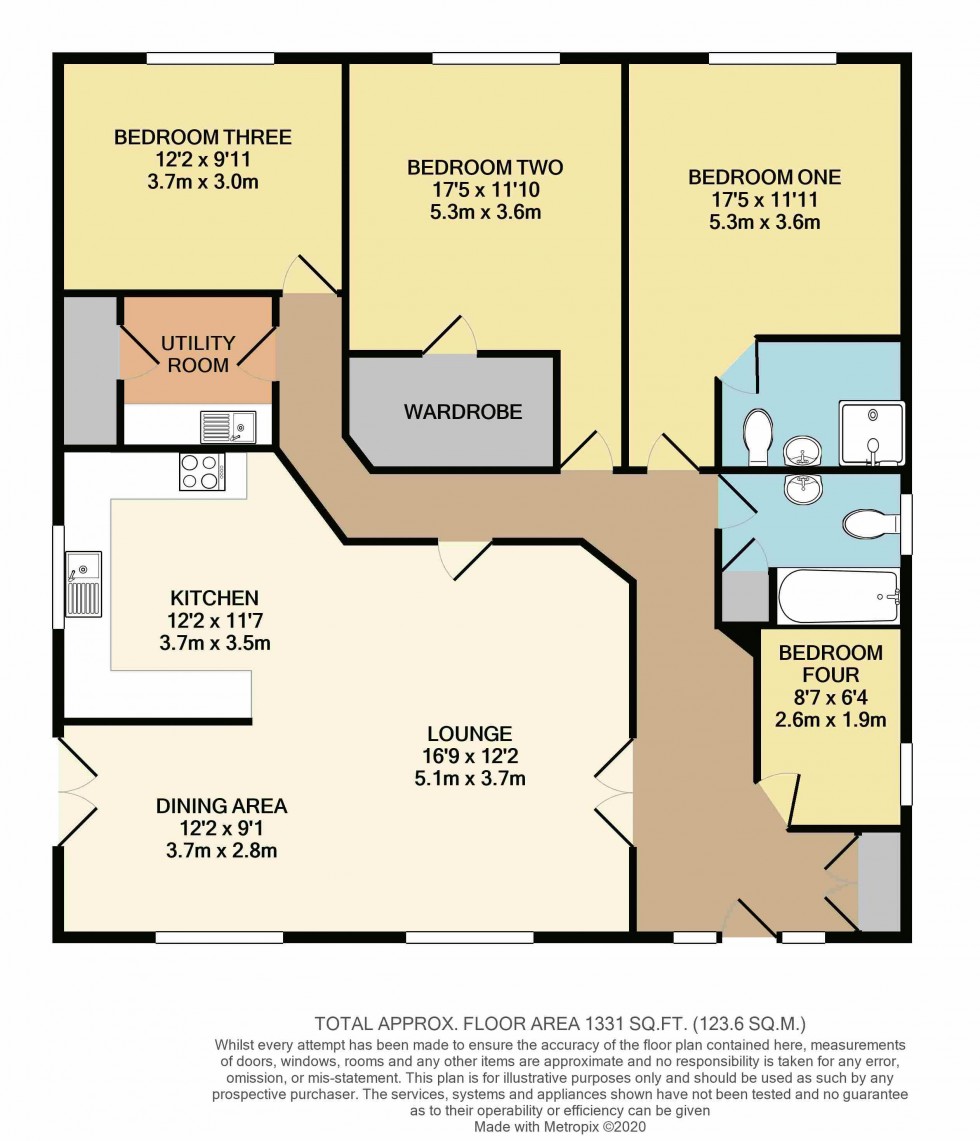 Floorplan for Morning Field View & Cottage, Thorpe Audlin, Pontefract