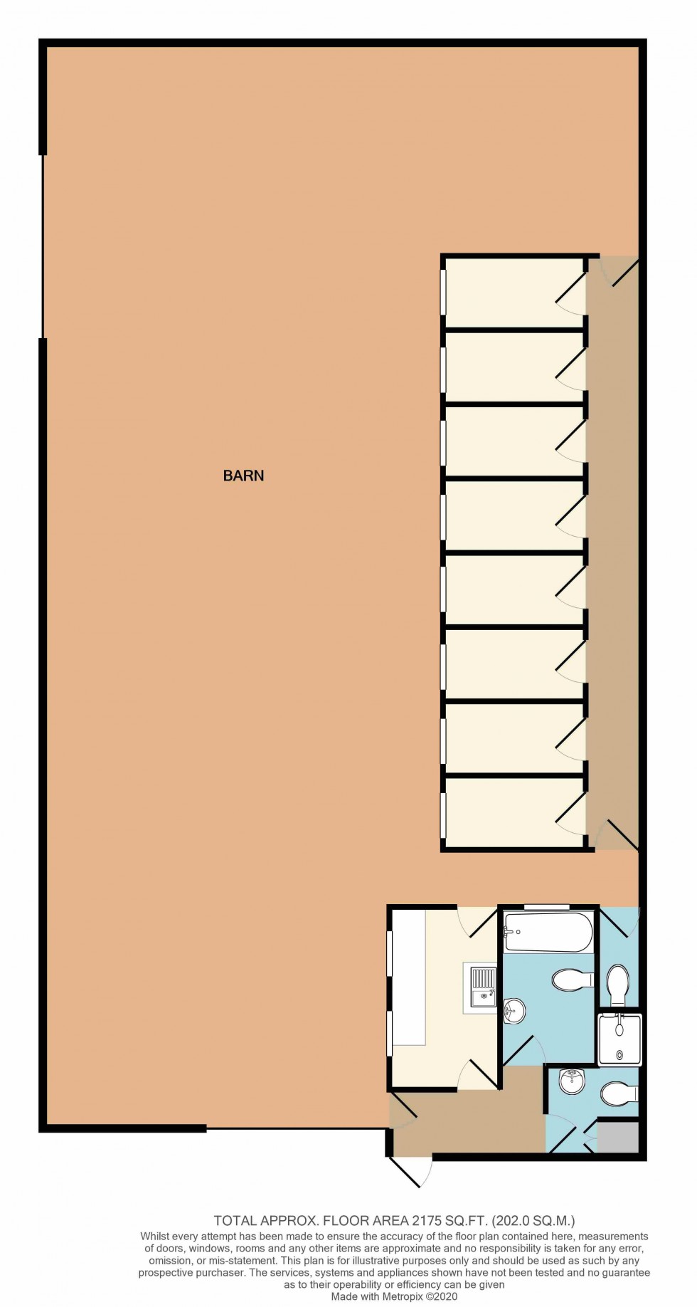 Floorplan for Morning Field View & Cottage, Thorpe Audlin, Pontefract