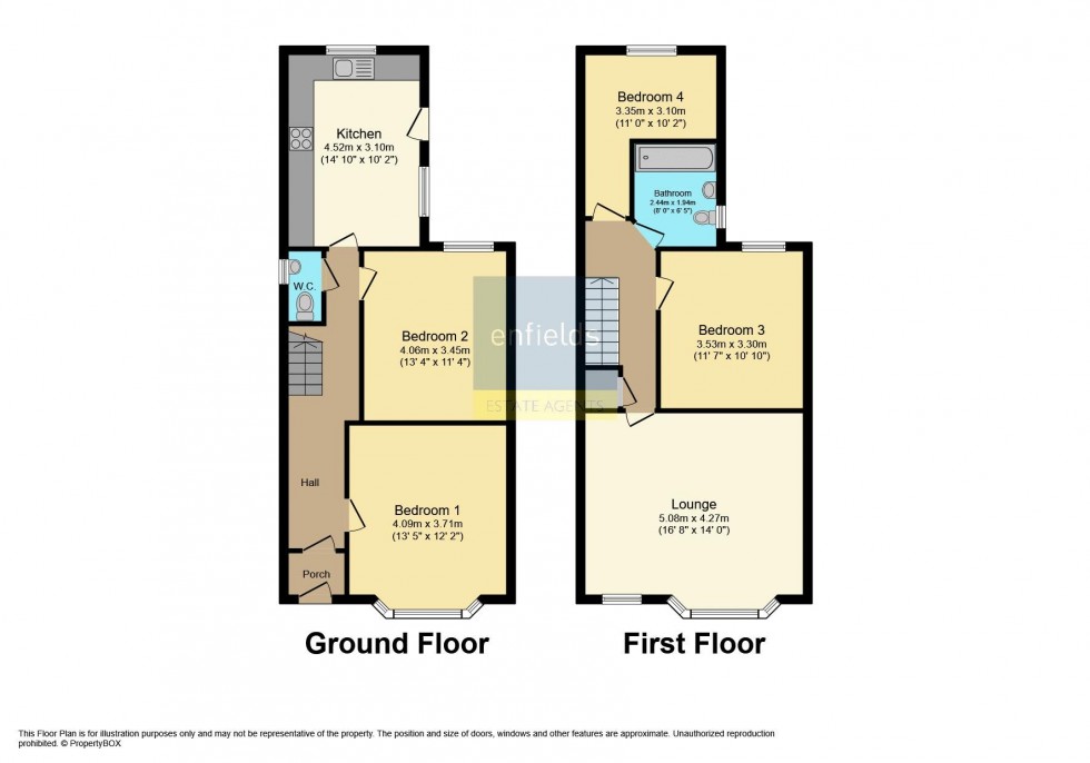 Floorplan for Charminster, Bournemouth