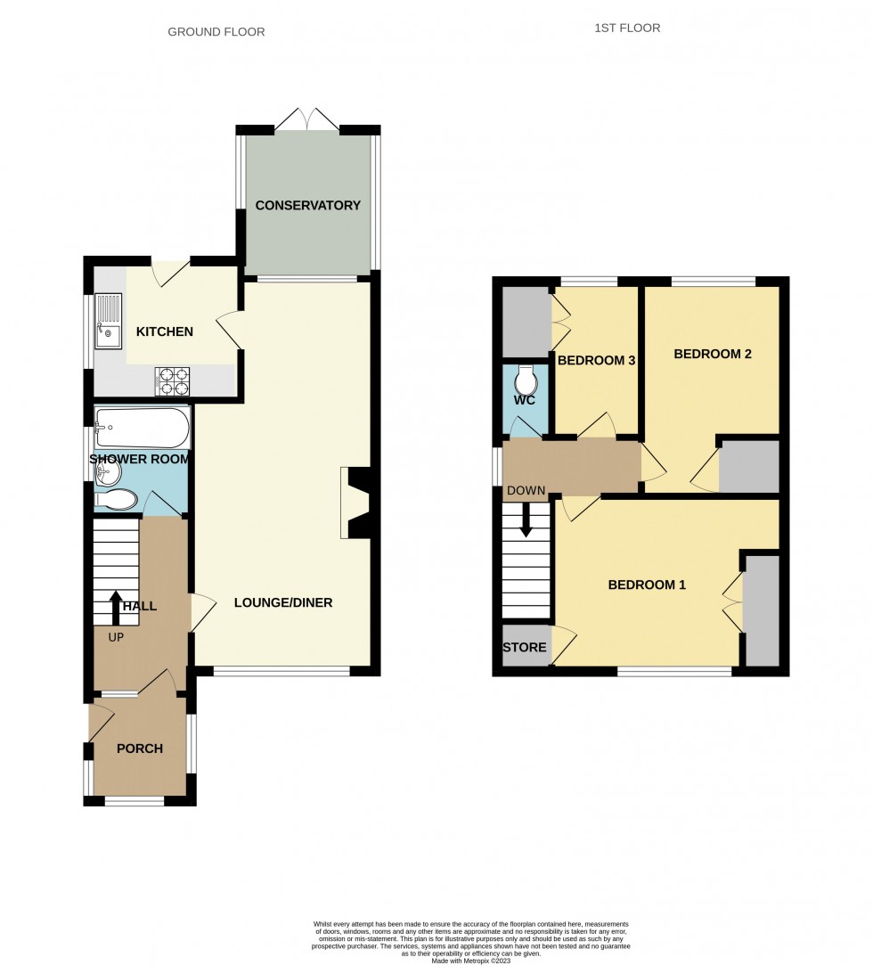 Floorplan for St. Anns Rise, Kirkstall