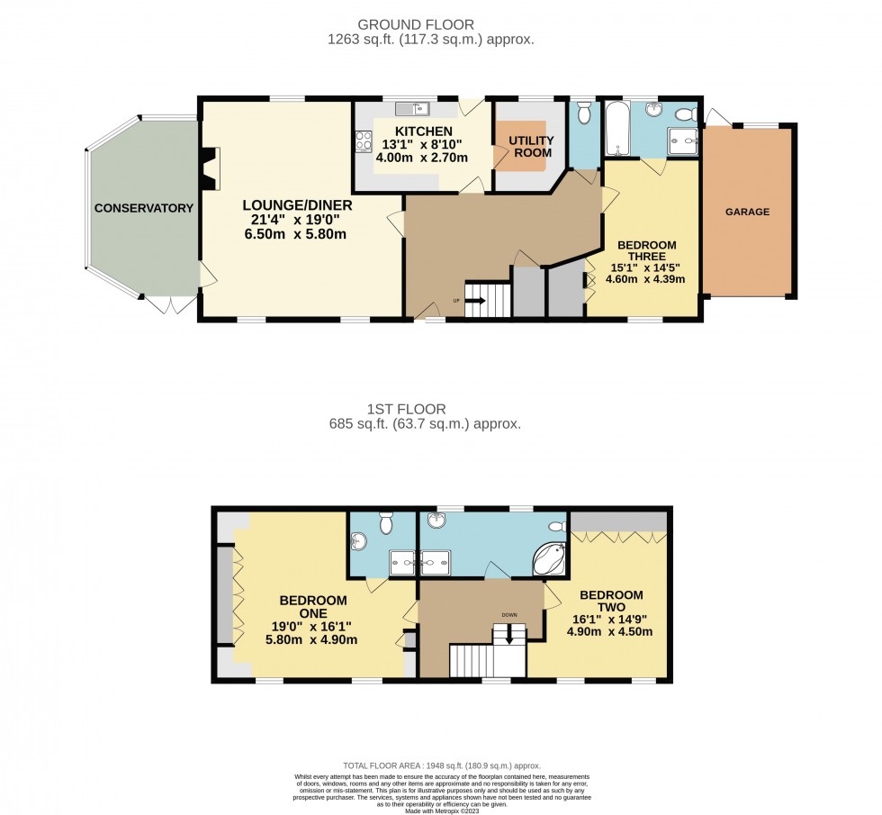 Floorplan for Ackworth Road, Pontefract