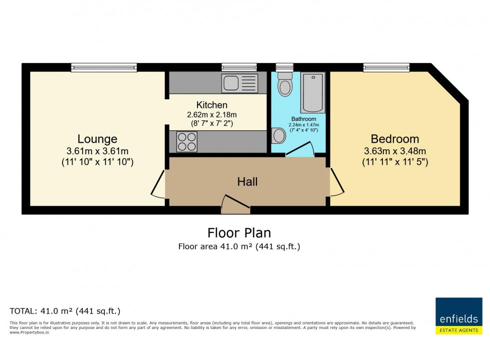 Floorplan for Terrace Road, Bournemouth