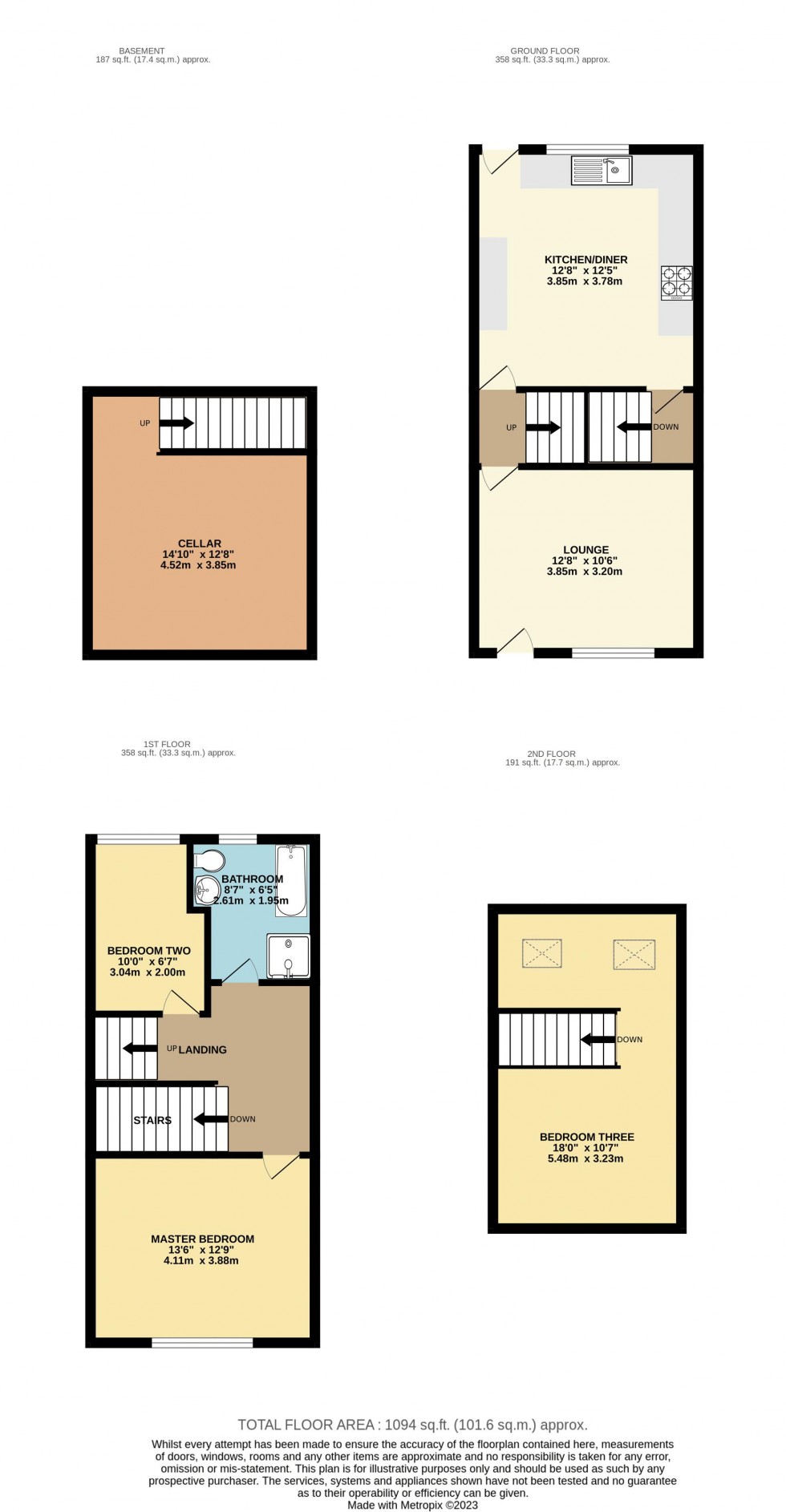 Floorplan for Knox Street, Rodley