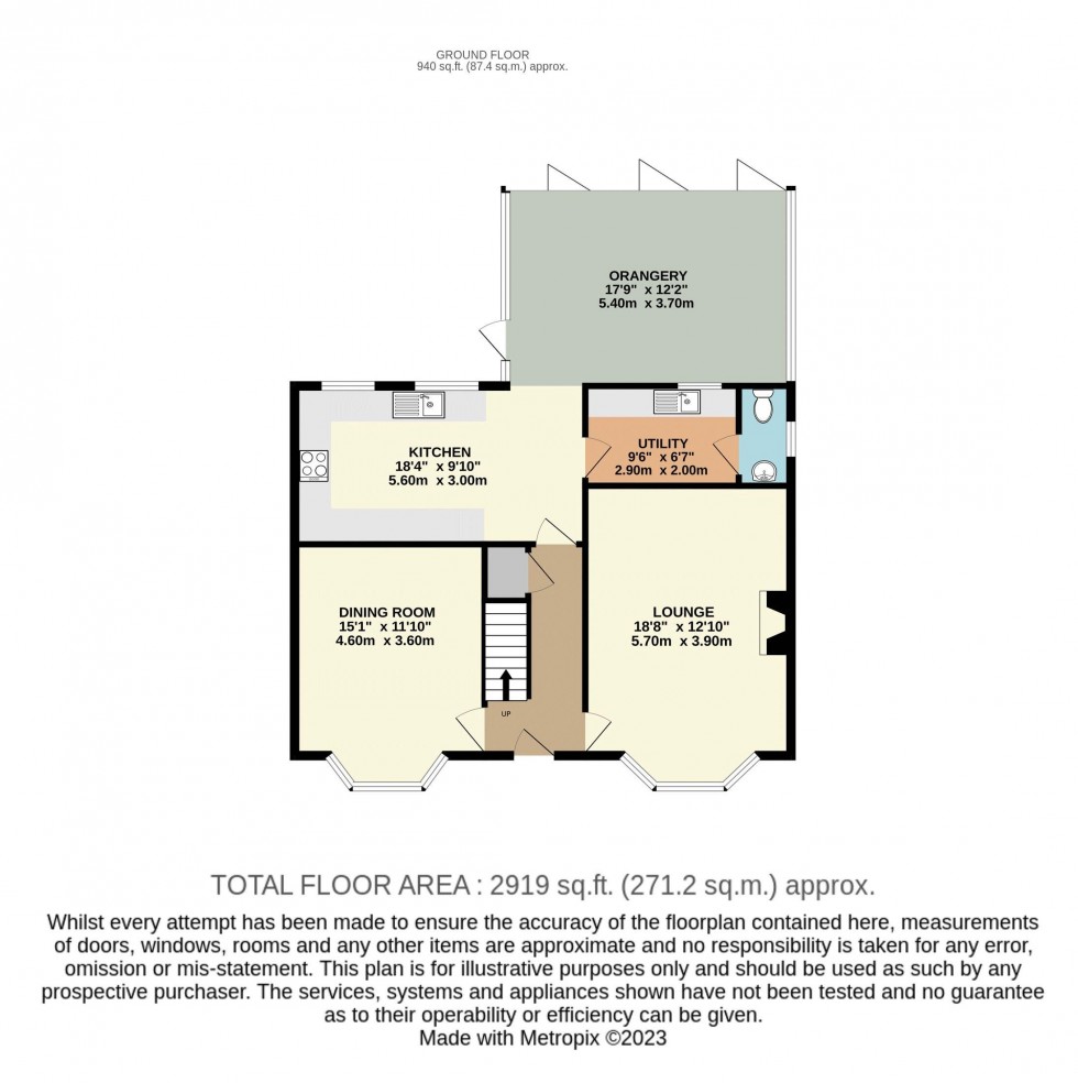 Floorplan for Paddock Lodge, Hirst Road, Chapel Haddlesey