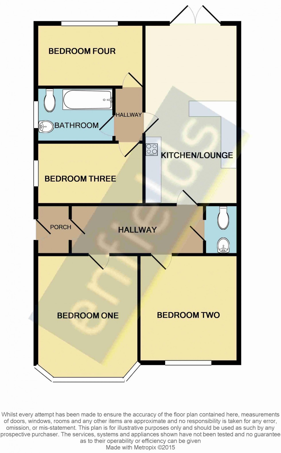 Floorplan for Maxwell Road, Bournemouth