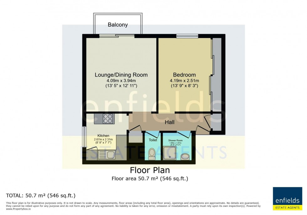 Floorplan for Owls Road, Bournemouth