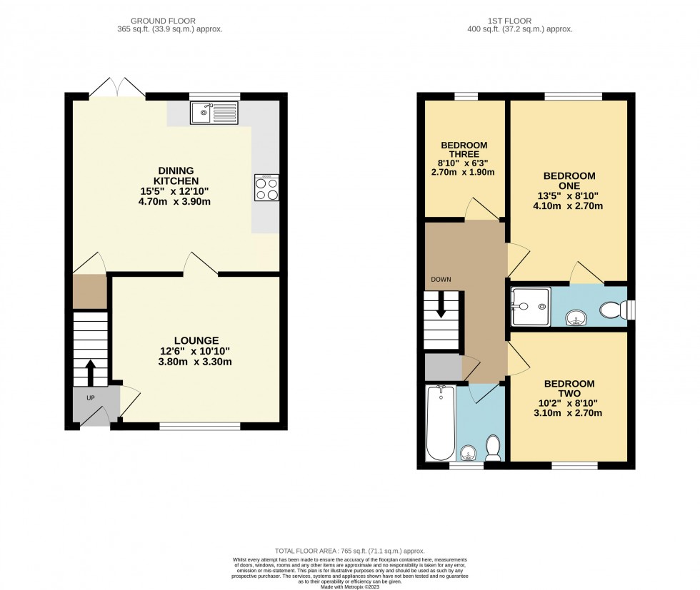 Floorplan for The Hedgerows, Eggborough