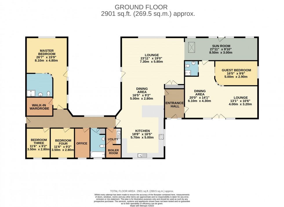 Floorplan for Morning Field Court, Pontefract Road, Thorpe Audlin