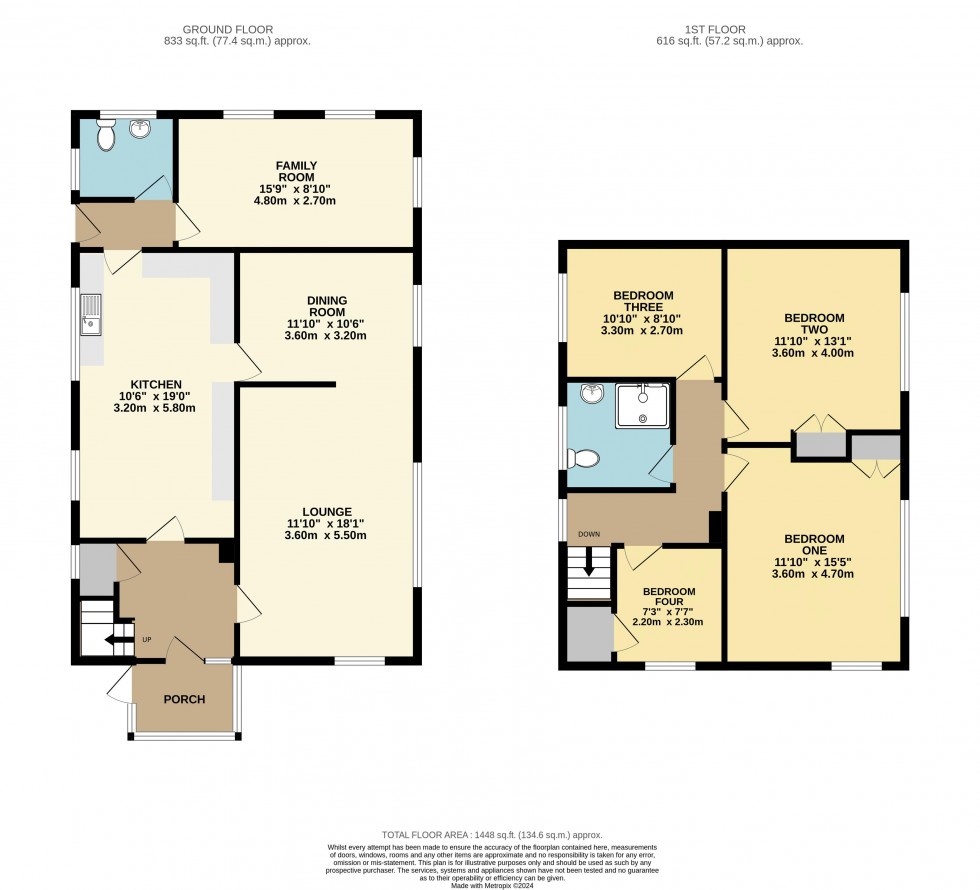 Floorplan for Pontefract Road, Hemsworth