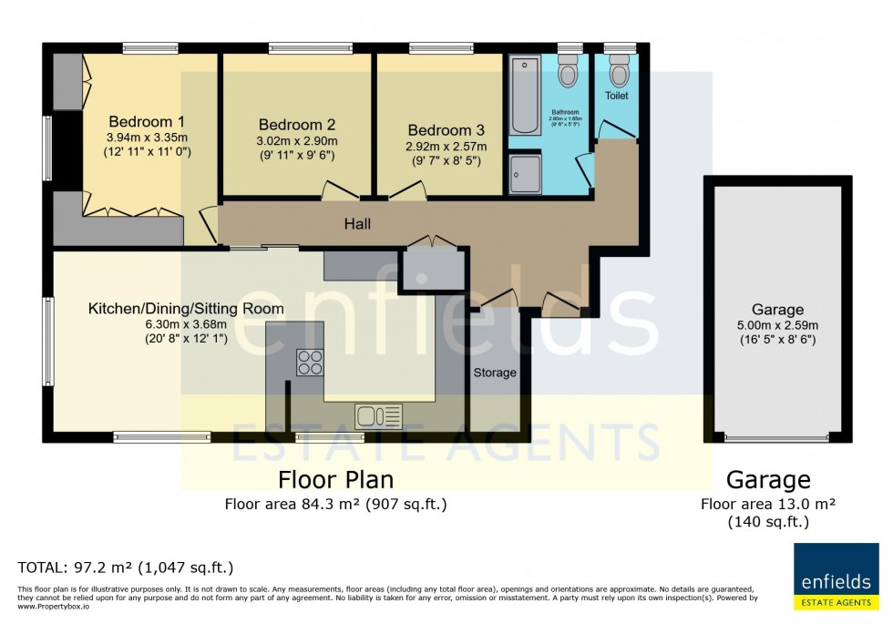 Floorplan for West Cliff Road, Bournemouth