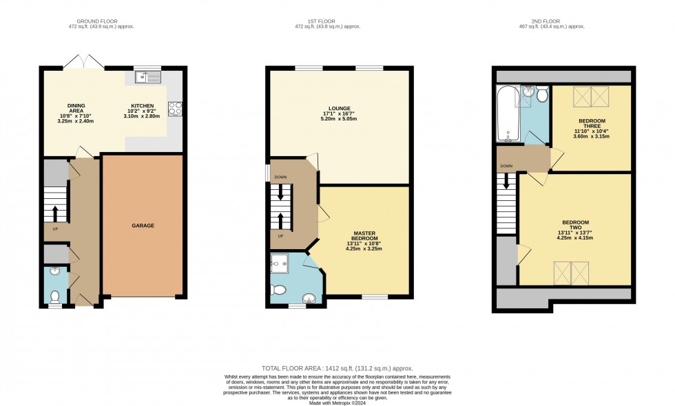 Floorplan for Pontefract Road, Featherstone