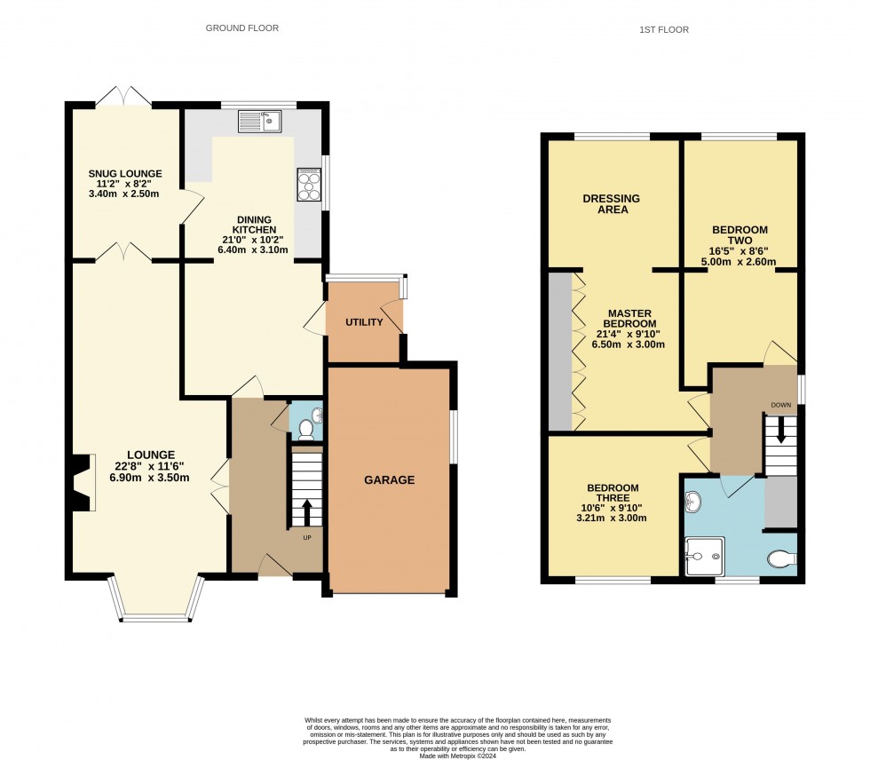 Floorplan for Estcourt Road, Darrington