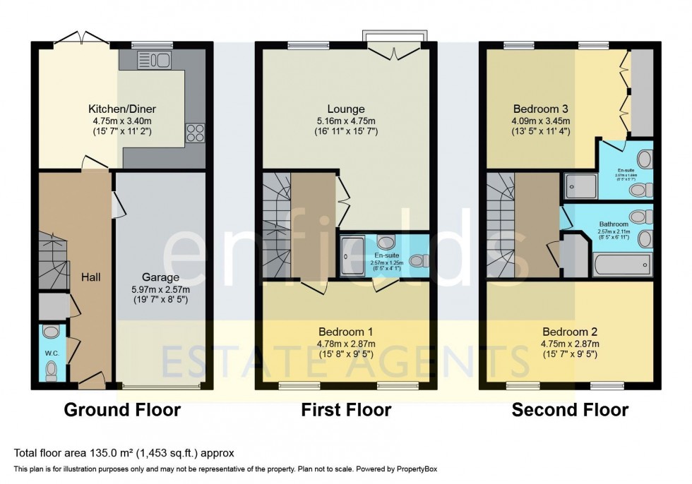 Floorplan for St Georges Drive, BH11