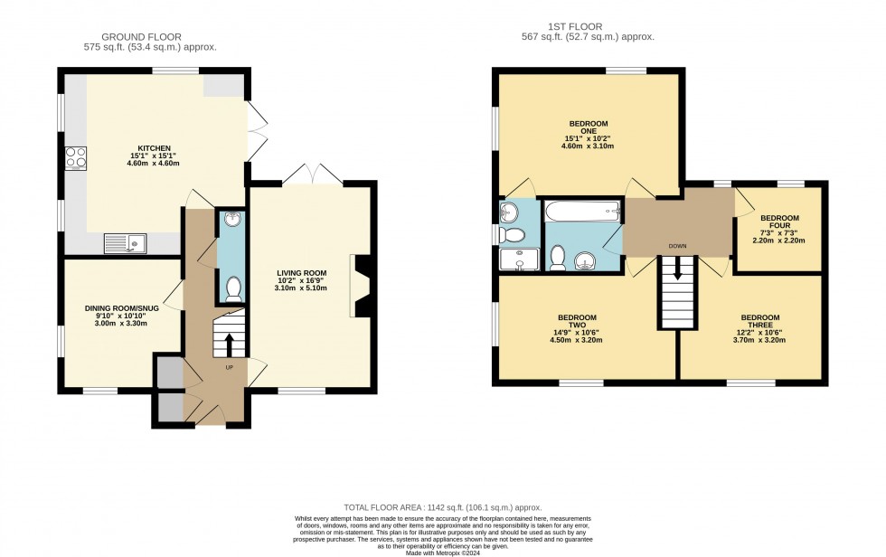 Floorplan for Poppy Fields Way, Pontefract