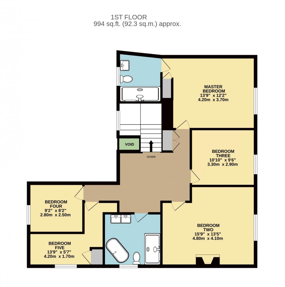 Floorplan for Bridgegate, Howden