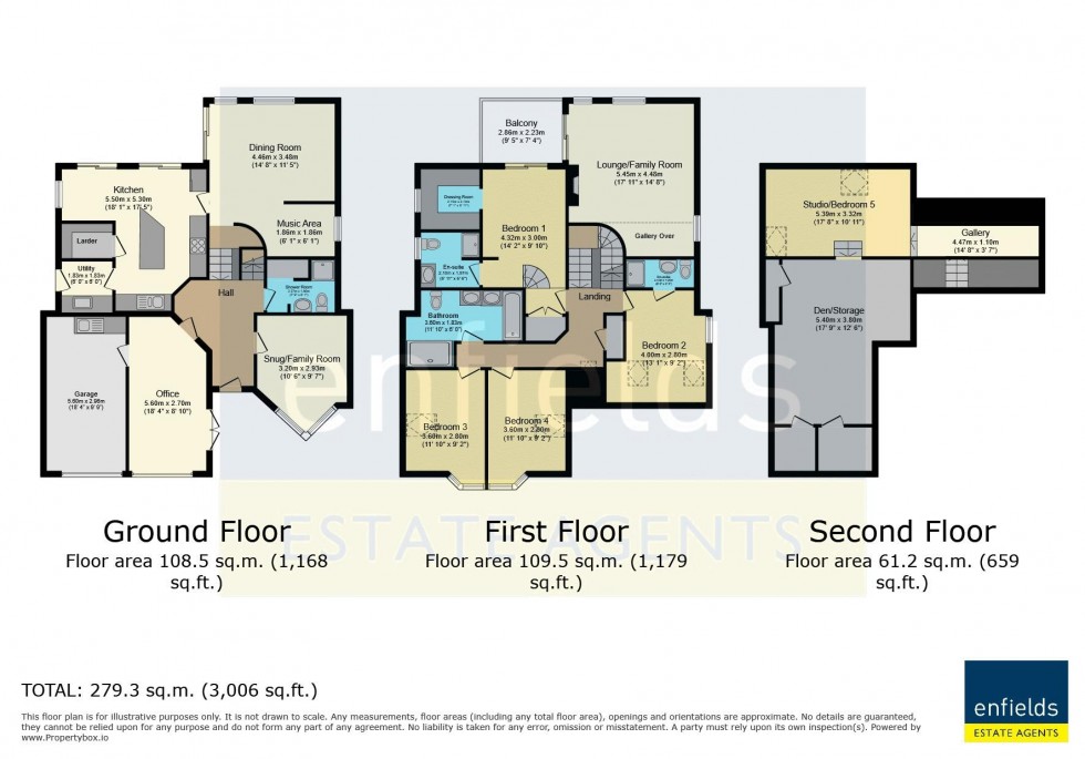 Floorplan for Ridgeway, Broadstone