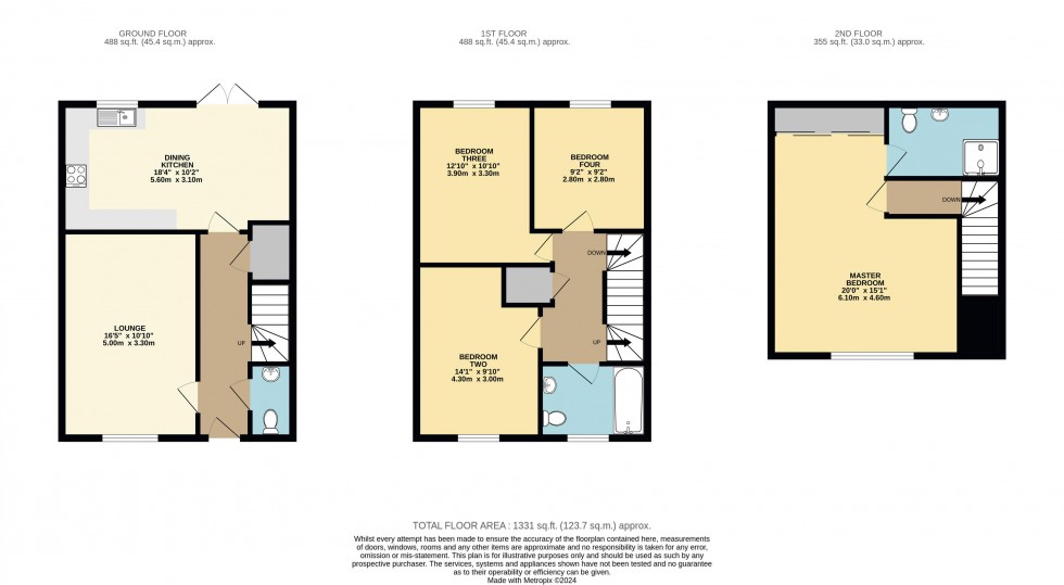 Floorplan for The Hawthorns, Pontefract