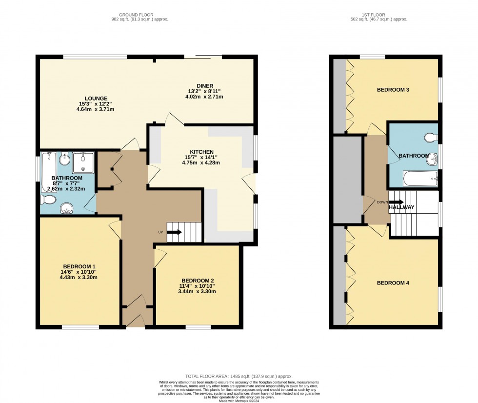 Floorplan for Hasley Road, Burley In Wharfedale