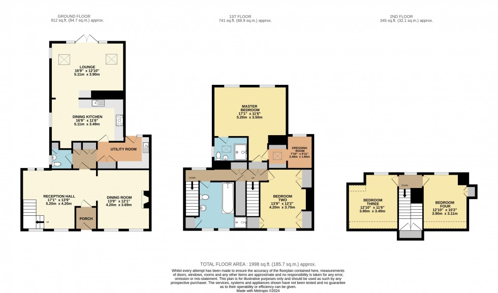 Floorplan for Old Police Station, High Street, Upton