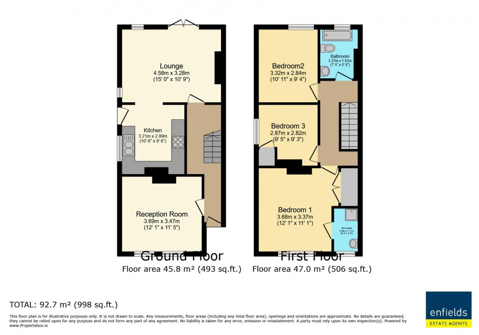 Floorplan for Albert Road, Poole