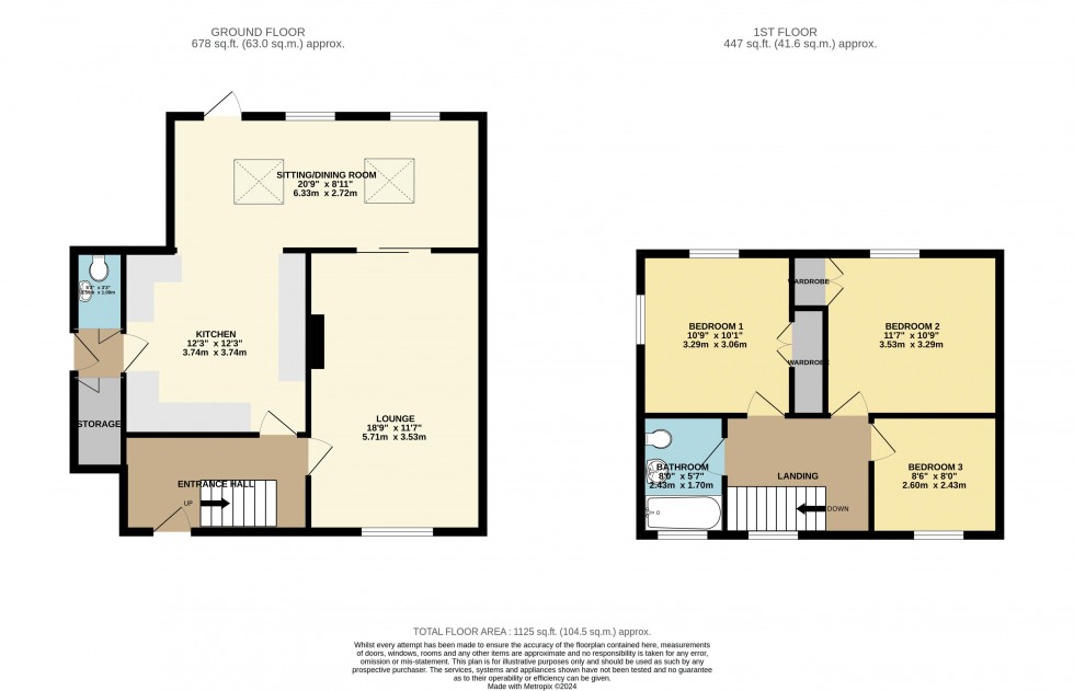 Floorplan for Midgley Road, Burley In Wharfedale