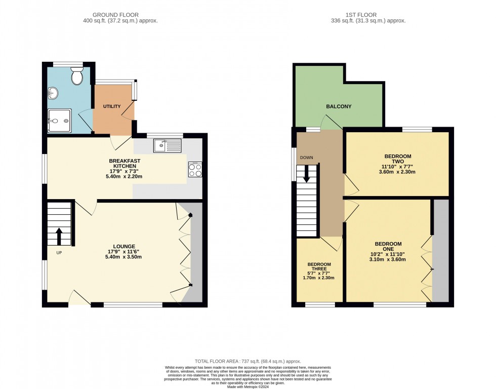 Floorplan for West Park Drive, Darrington