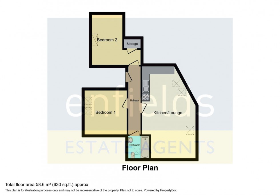 Floorplan for Leamington Road, Bournemouth