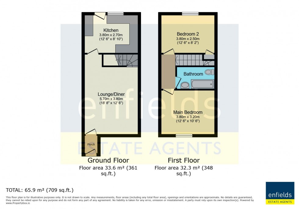 Floorplan for Cockerell Close, Wimborne