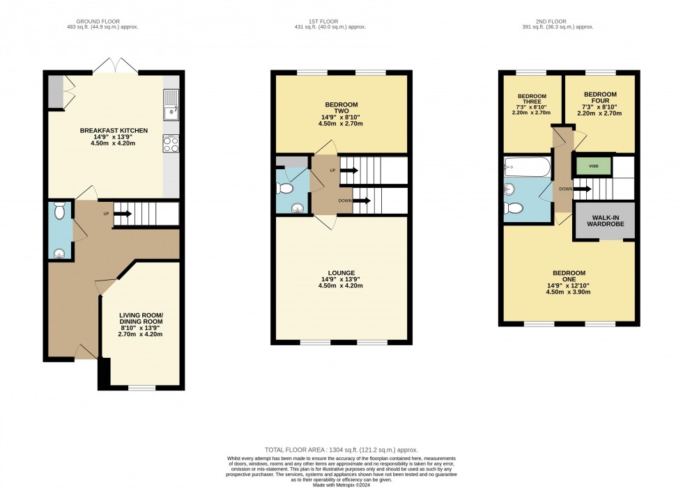 Floorplan for Turnberry Avenue, Ackworth