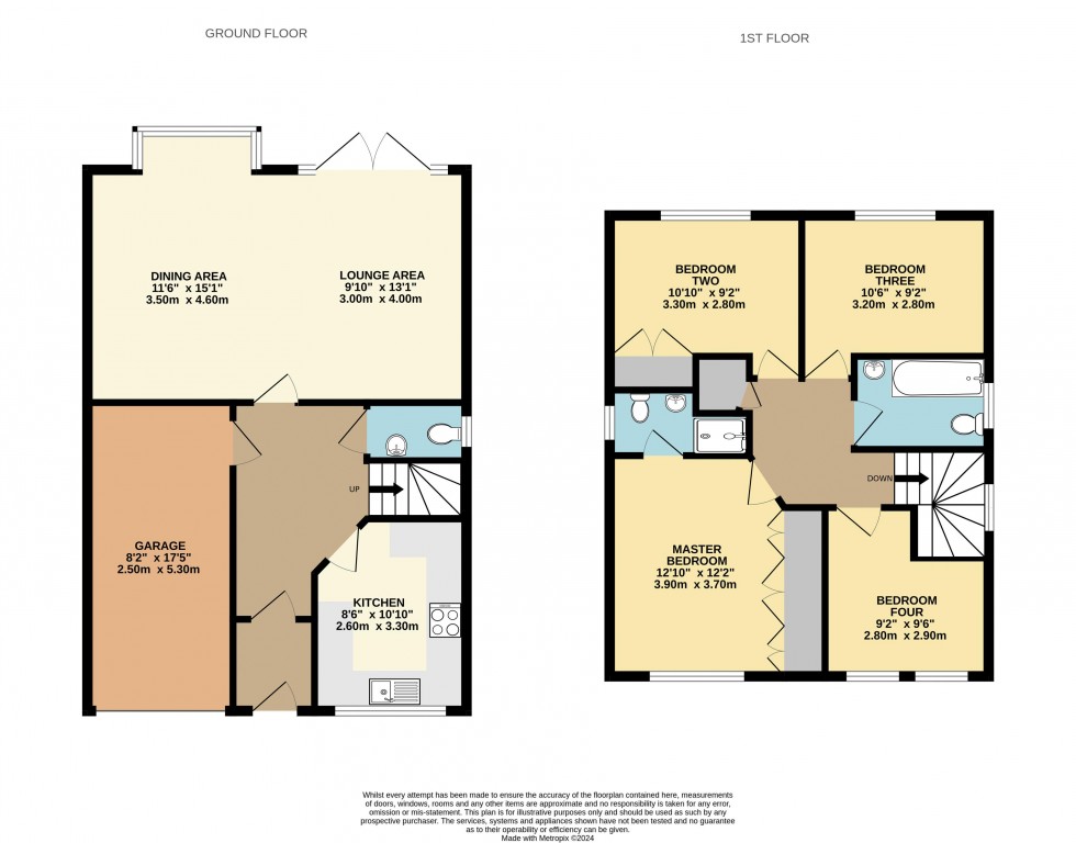 Floorplan for Chatsworth Avenue, Pontefract