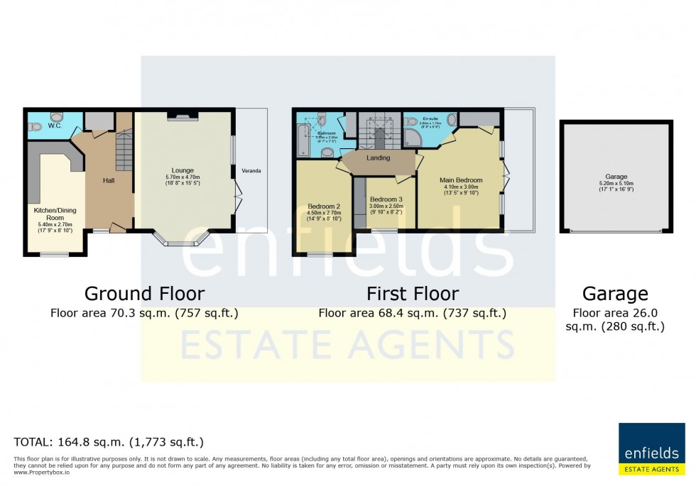 Floorplan for New Road, West Parley