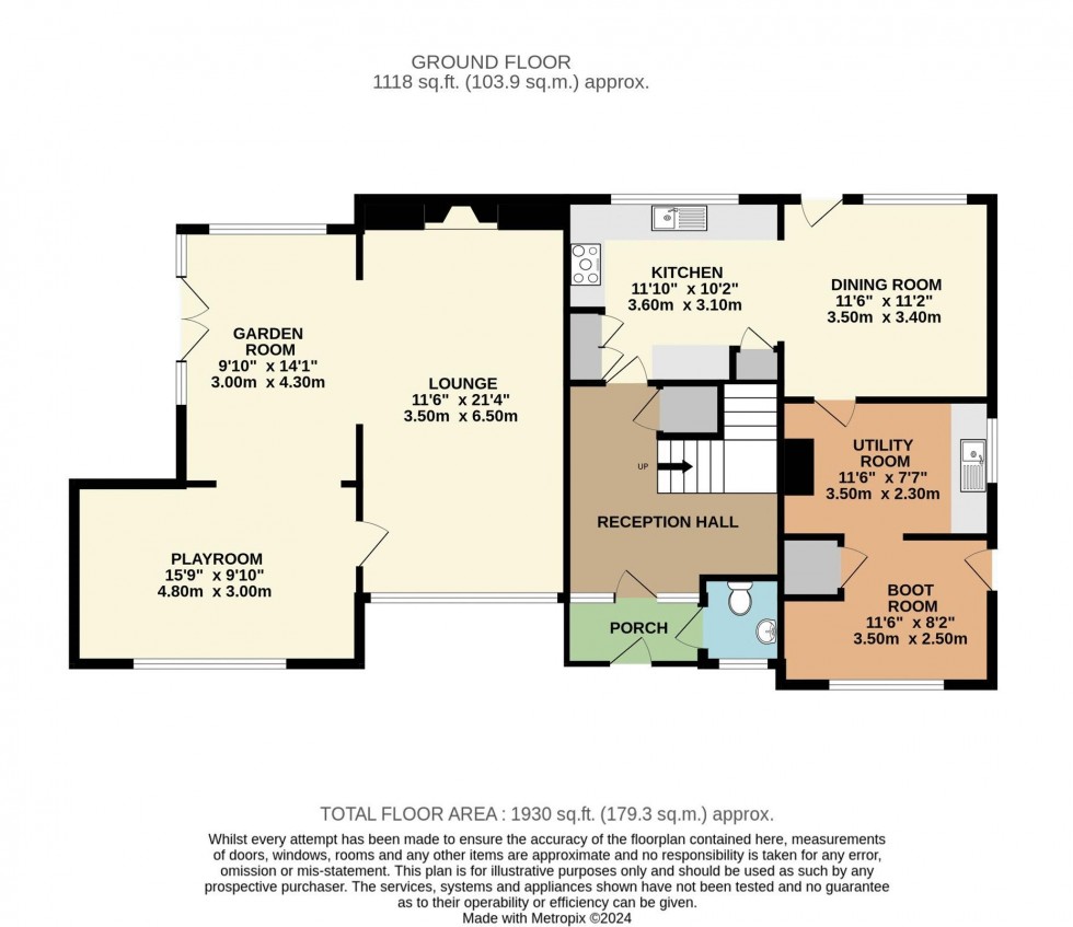 Floorplan for Long Crag, Chapel Lane, Little Smeaton