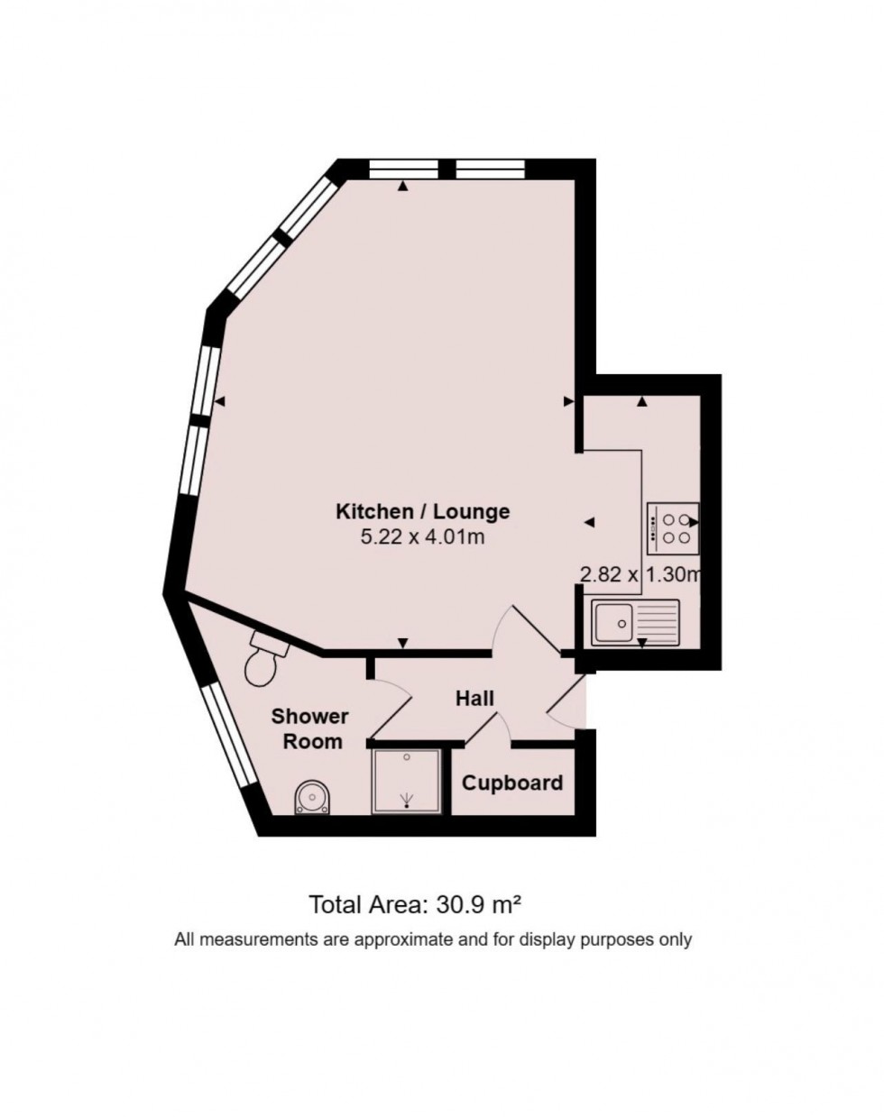 Floorplan for Ashley Road , Bournemouth