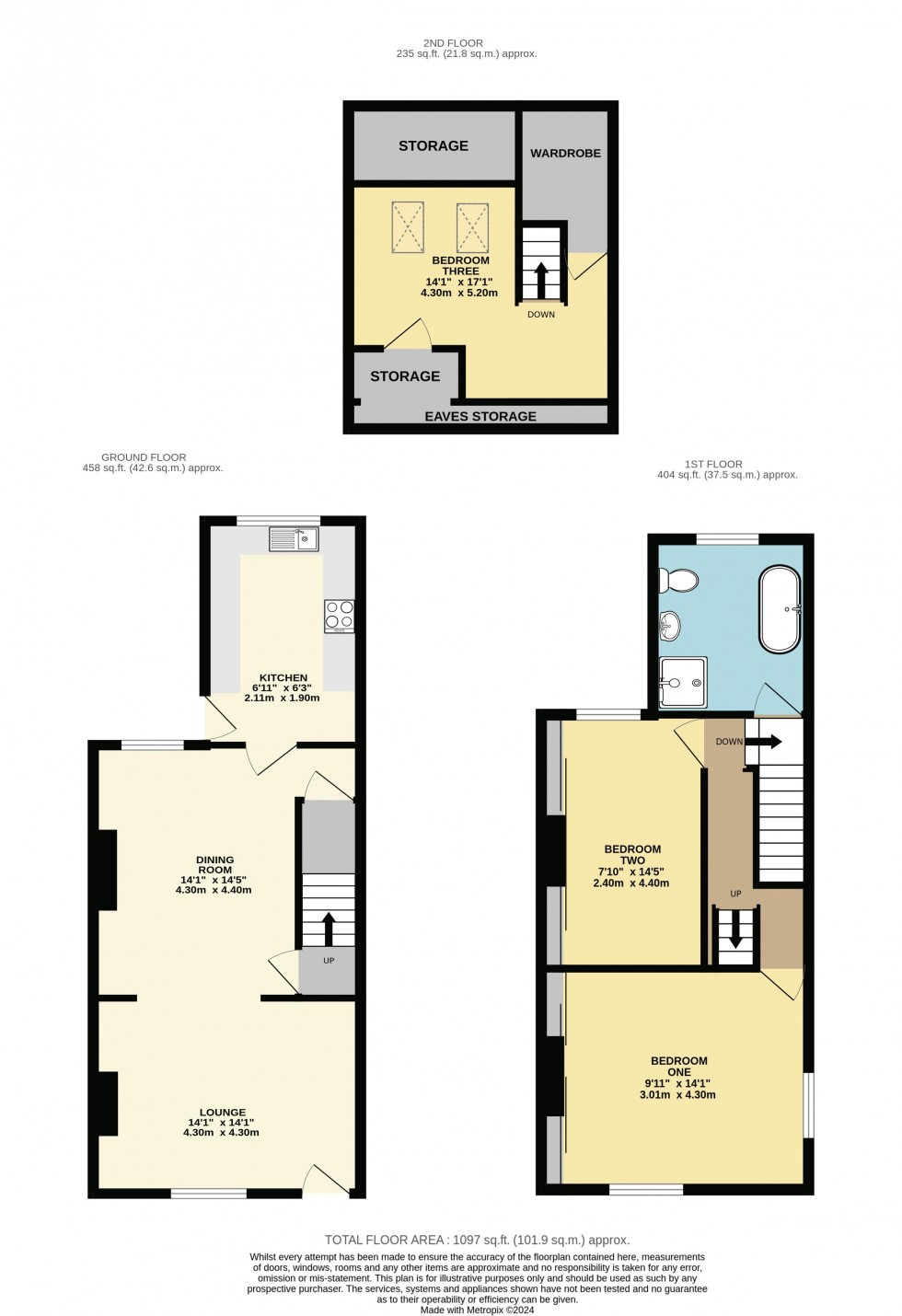 Floorplan for Station Road, Ackworth