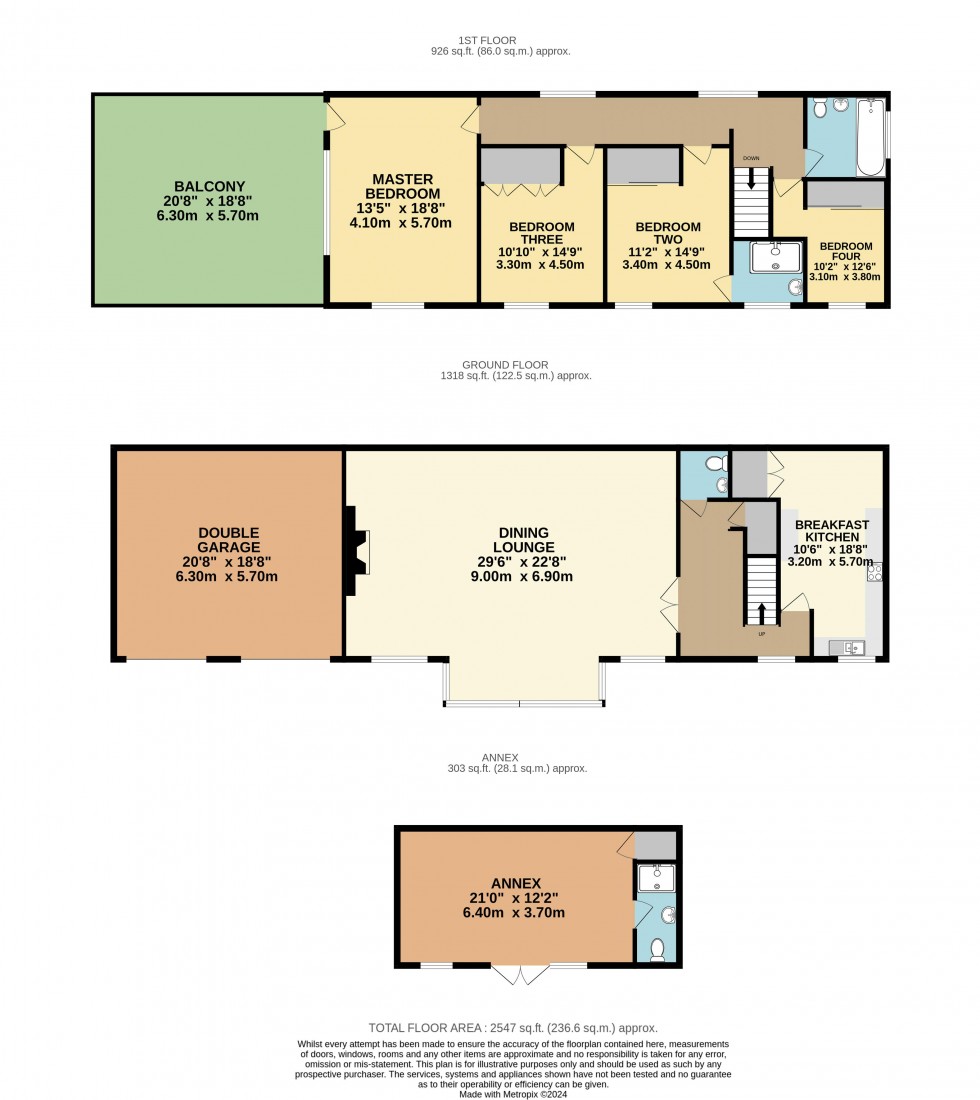 Floorplan for Bannister Lane, Skelbrooke