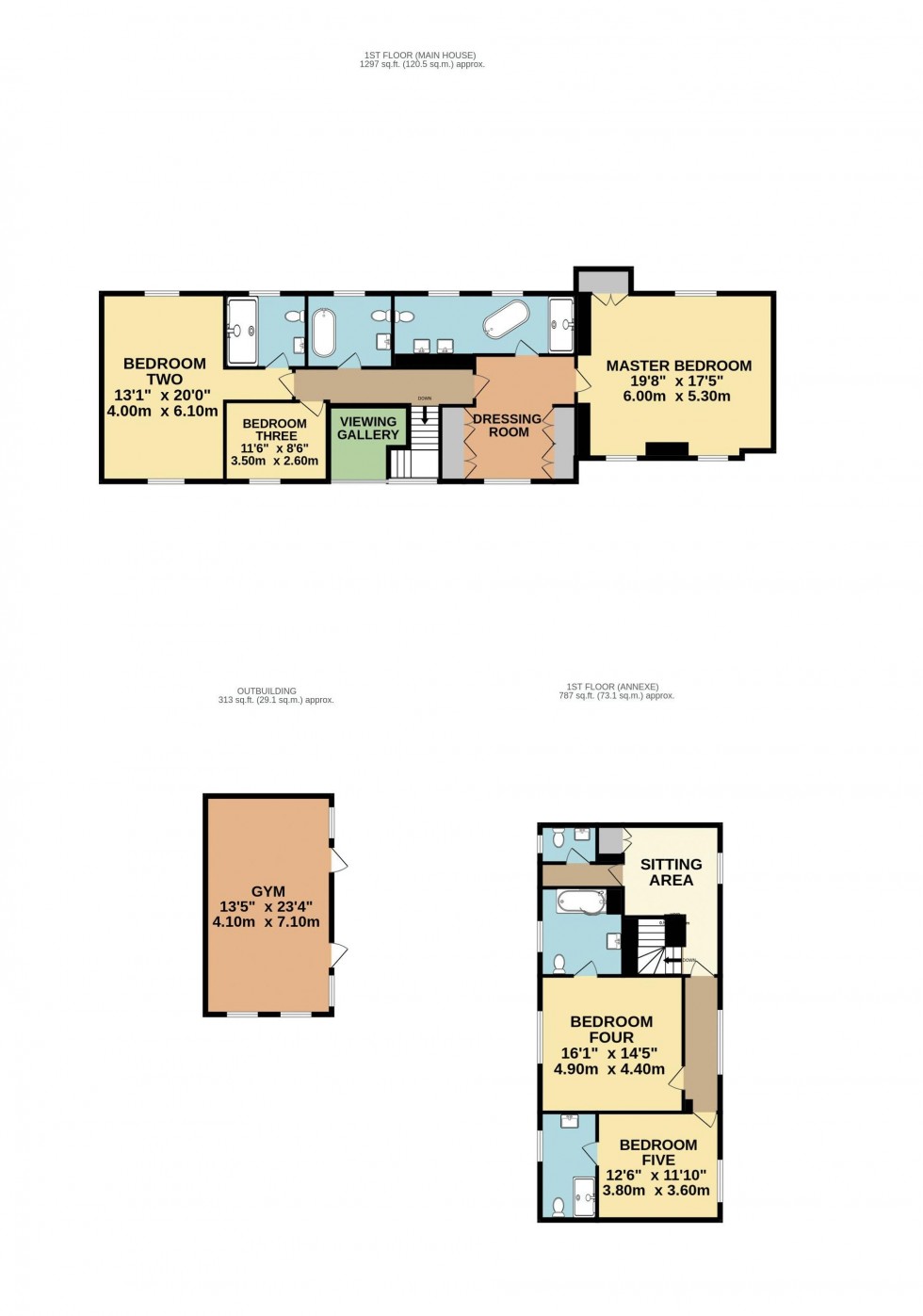 Floorplan for The Old Coach House, Causeway Garth Lane, Old Thorpe Audlin