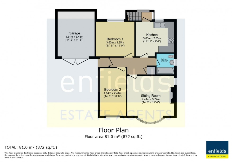 Floorplan for Wharf Close, Parkstone