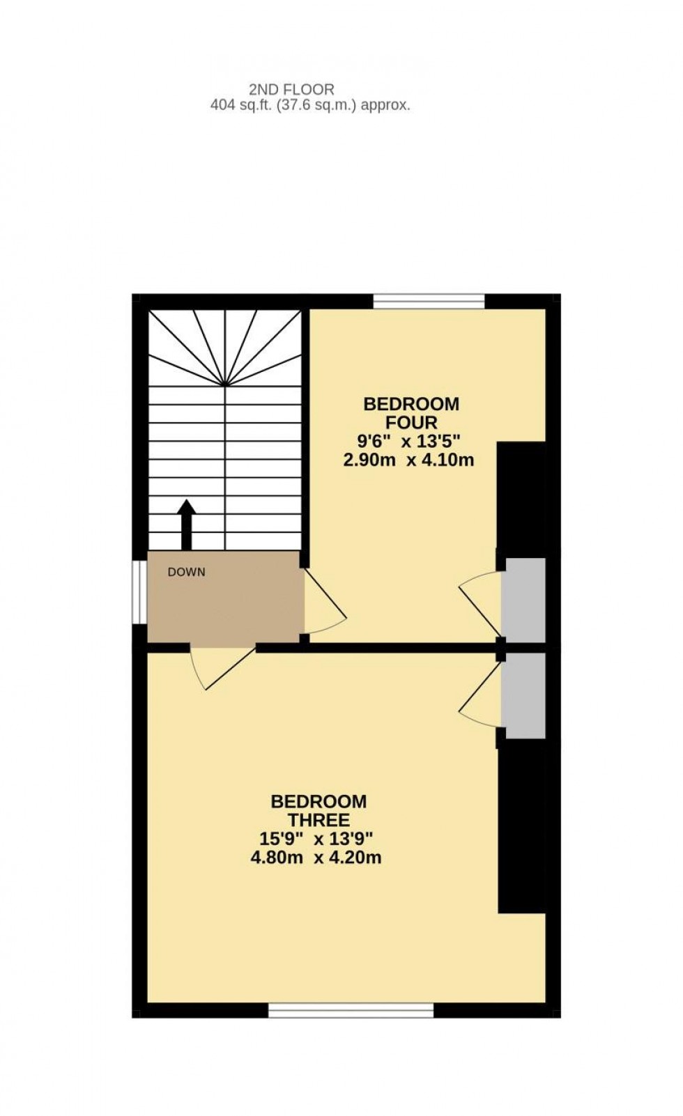 Floorplan for Chestnut House, Carleton Road, Pontefract