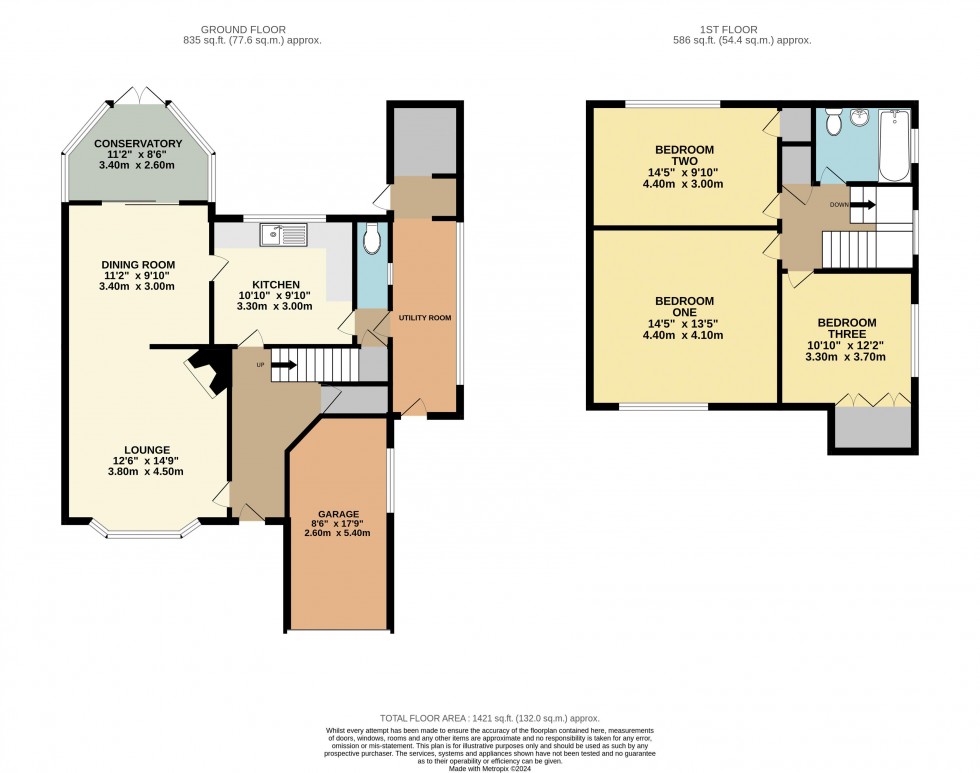 Floorplan for Cusworth Lane, Doncaster