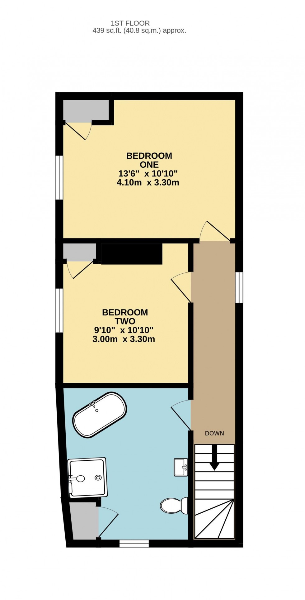 Floorplan for Went Cottage, Wentbridge