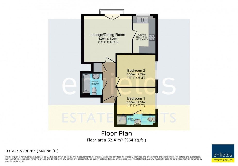 Floorplan for Wellington Road, Bournemouth