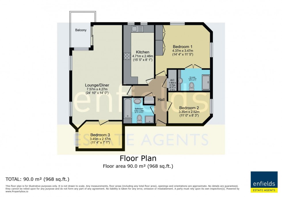 Floorplan for Roslin Road South, Talbot Woods