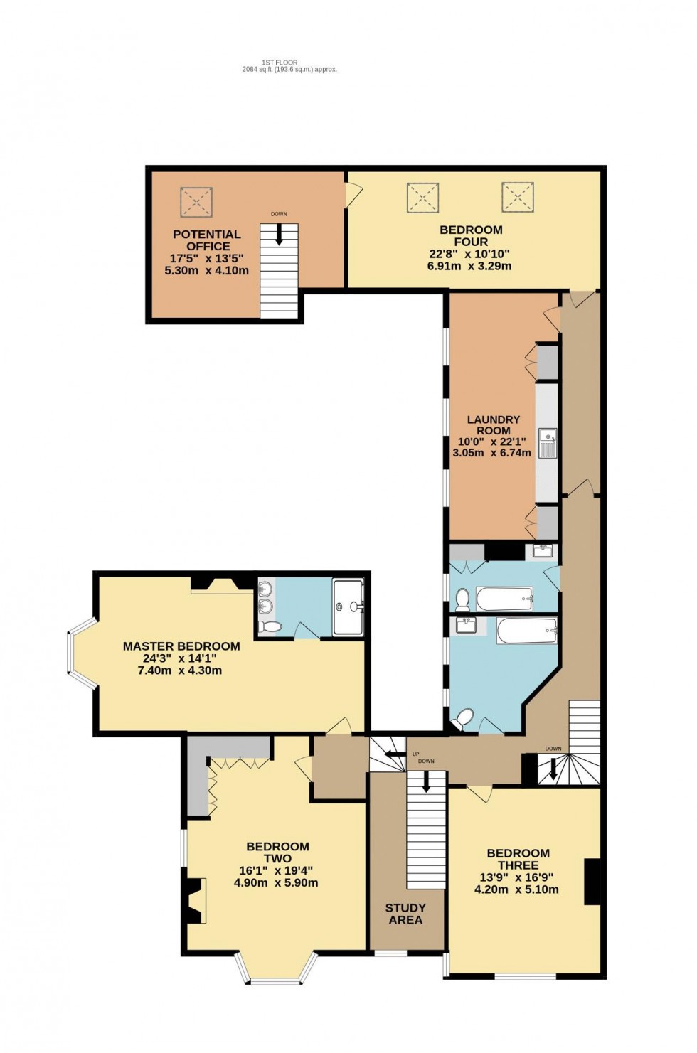 Floorplan for The White House, York Road, Green Hammerton