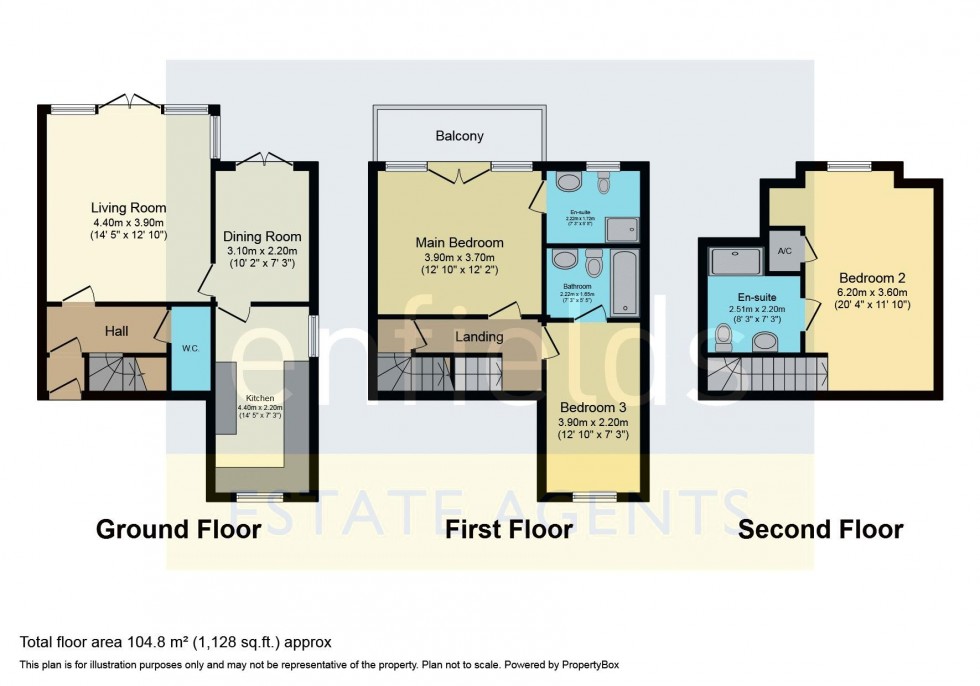 Floorplan for Talbot Avenue, Talbot Woods