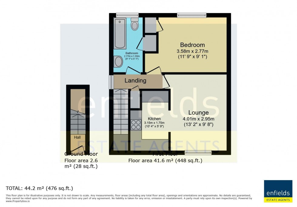 Floorplan for Cucklington Gardens, Muscliff